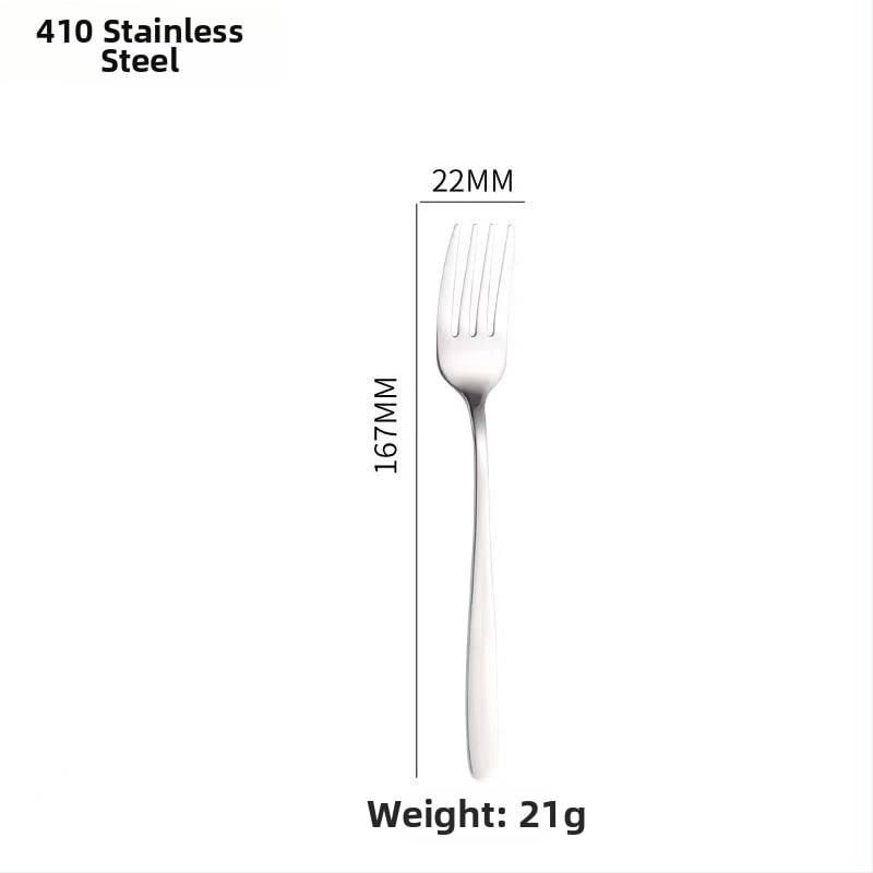 Σετ μαχαιροπίρουνα από ανοξείδωτο ατσάλι 304, κορεακό στυλ, φινίρισμα καθρέφτης, δυνατότητα λογότυπου