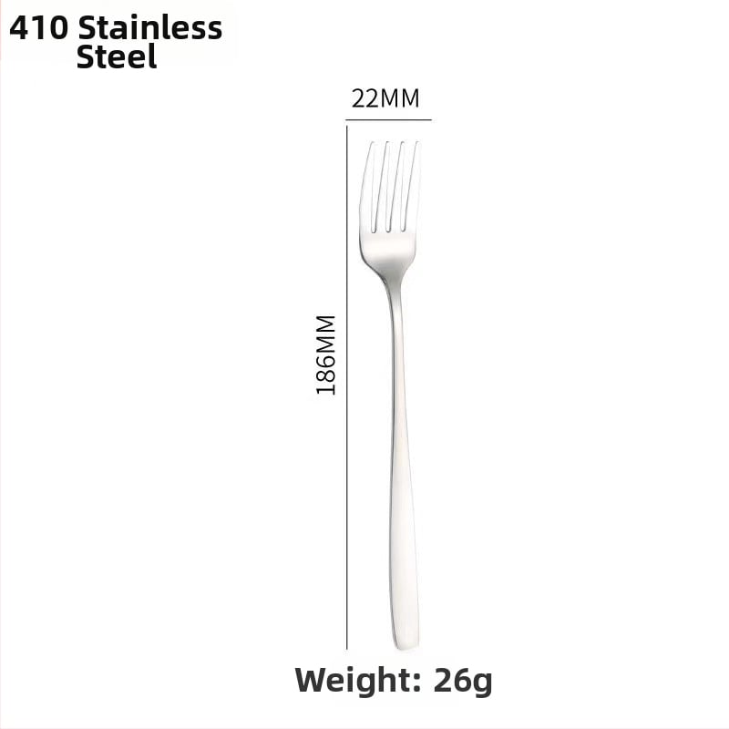 Σετ μαχαιροπίρουνα από ανοξείδωτο ατσάλι 304, κορεακό στυλ, φινίρισμα καθρέφτης, δυνατότητα λογότυπου