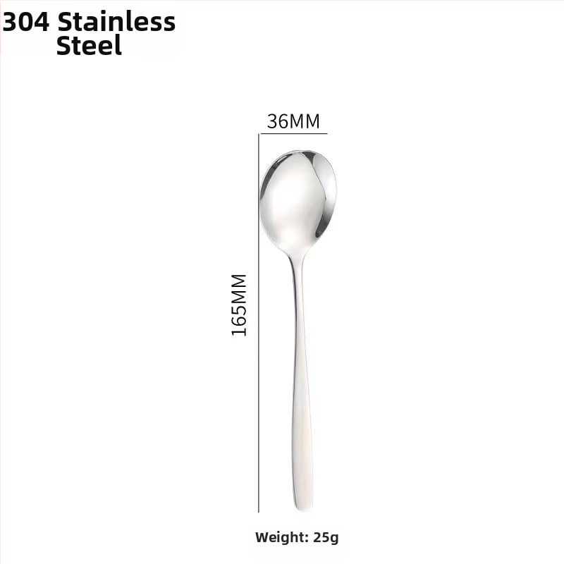 Σετ μαχαιροπίρουνα από ανοξείδωτο ατσάλι 304, κορεακό στυλ, φινίρισμα καθρέφτης, δυνατότητα λογότυπου