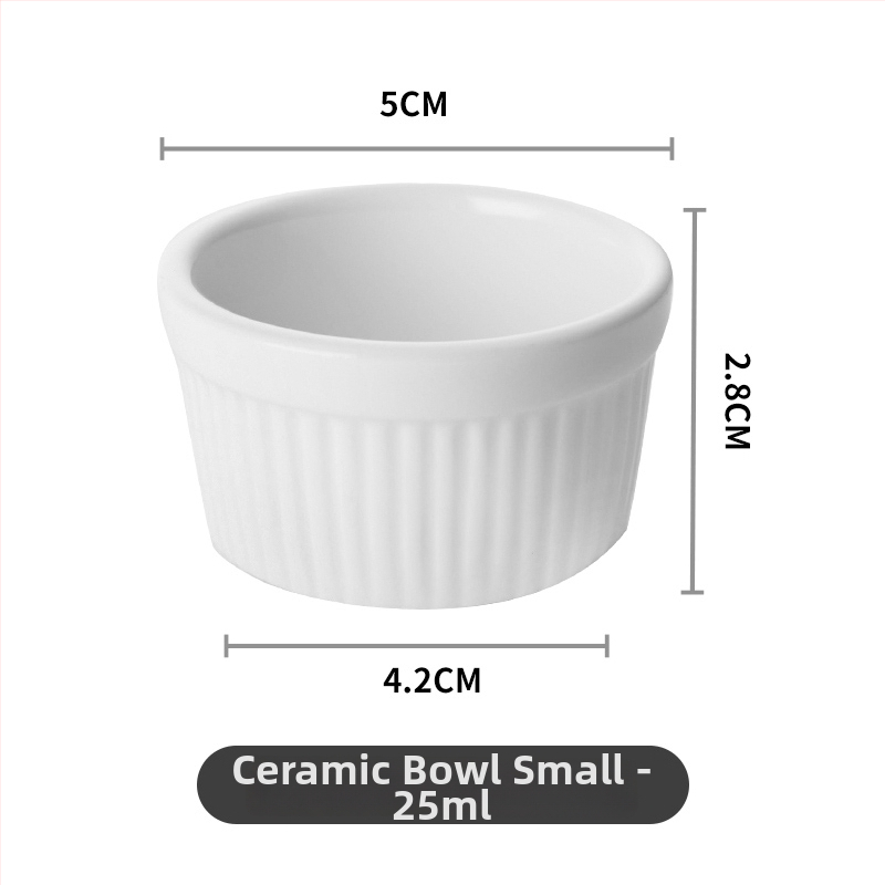 Стоманен съд за сосове - кръгла купичка за дип, Нордически стил, 201 неръждаема стомана, съвместим с микровълнова, печат на лого възможен