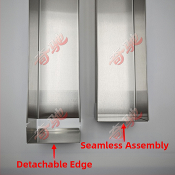 Pravouhlá nerezová oceľová forma na torty s viečkom, na tiramisu mousse cheesecake