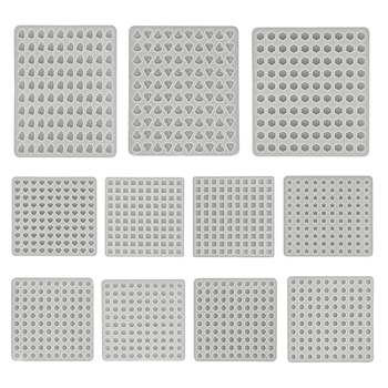 Fat yaya Formă de copt din silicon — Pătrată, Pentru cercei