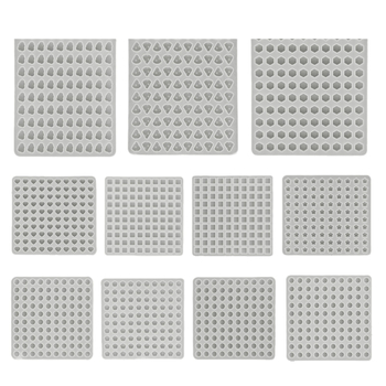 Fat yaya Formă de copt din silicon — Pătrată, Pentru cercei