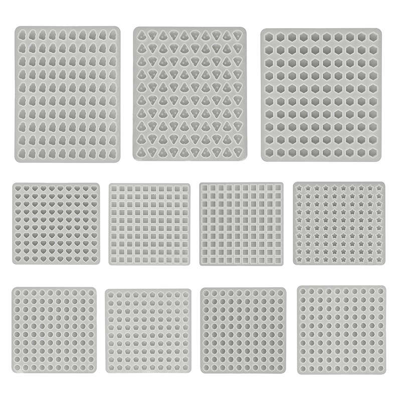 Fat yaya Formă de copt din silicon — Pătrată, Pentru cercei