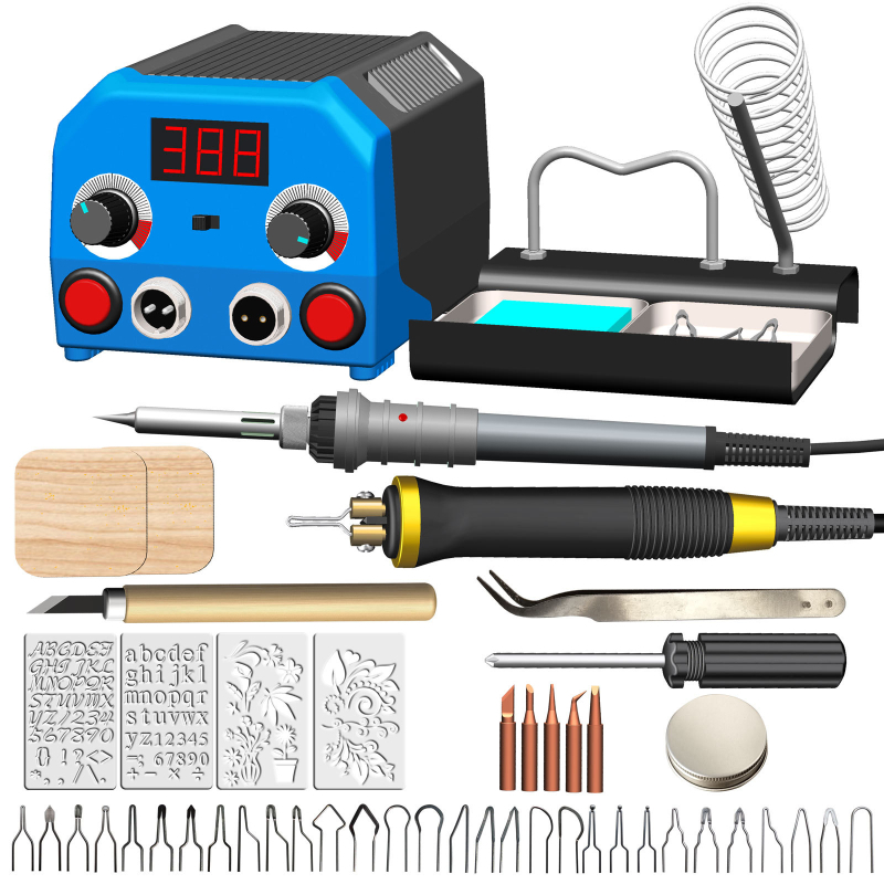 Pengji Pyrography Pero pre Drevo – s gumovou rukoväťou, 110/220V, určené pre pyrographiu