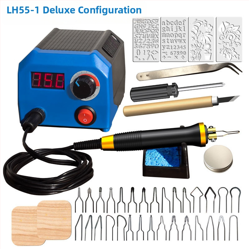 Pengji Pyrography Pero pre Drevo – s gumovou rukoväťou, 110/220V, určené pre pyrographiu