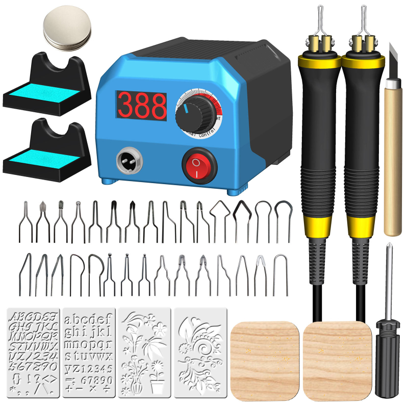 Pengji Pyrography Pero pre Drevo – s gumovou rukoväťou, 110/220V, určené pre pyrographiu