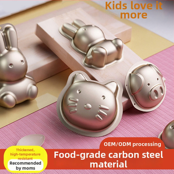 Yangchen forma na pečenie z karbónovej ocele – nepravidelné tvar, forma na koláče, 50 ks v balení