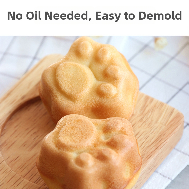 Yangchen forma na pečenie z karbónovej ocele – nepravidelné tvar, forma na koláče, 50 ks v balení
