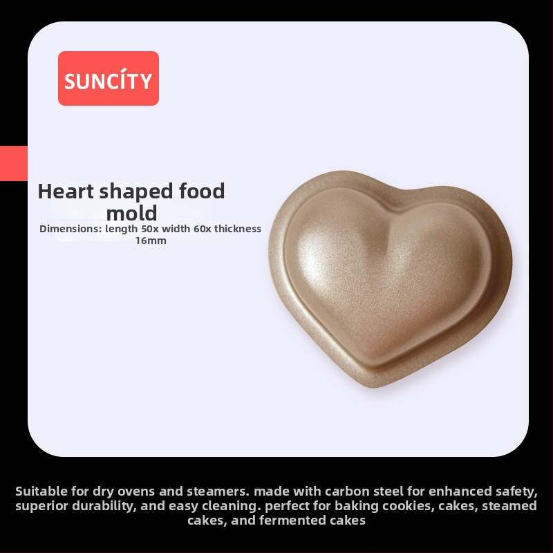 Yangchen forma na pečenie z karbónovej ocele – nepravidelné tvar, forma na koláče, 50 ks v balení