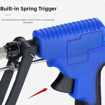 Rankinis lituoklio komplektas su vidiniu šildymu, didelė galia ir reguliuojama temperatūra