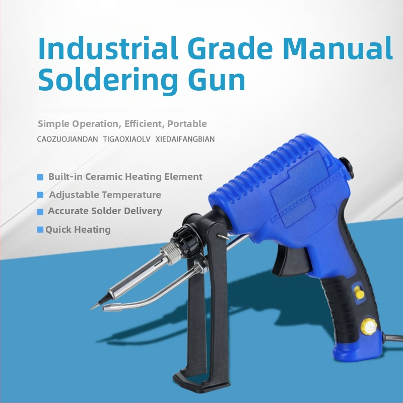 Rokas lodēšanas dzelzs komplekts ar iekšējo apkuri, augsta jauda un temperatūras regulēšana