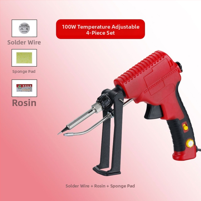 Rankinis lituoklio komplektas su vidiniu šildymu, didelė galia ir reguliuojama temperatūra