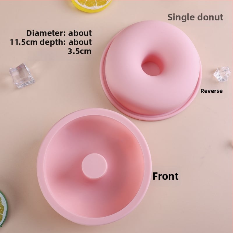 Φόρμα σιλικόνης τροφίμων με cartoon DIY σχεδιασμό: καραβίδα και ντόνατ, αυτοκίνητο σε μορφή μεγάλων κύβων πάγου, κατάλληλη για ατμοποίηση