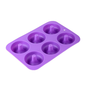 Green Garden Formă din silicon cu 6 cavități, rotundă, alimentară, rezistentă la temperaturi înalte