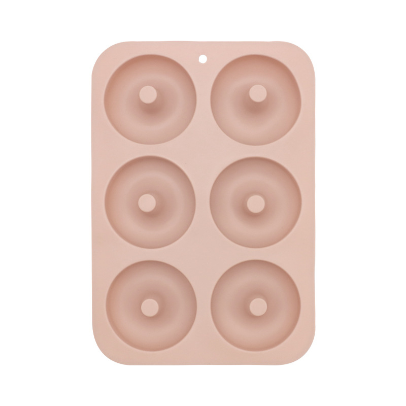 Green Garden Formă din silicon cu 6 cavități, rotundă, alimentară, rezistentă la temperaturi înalte