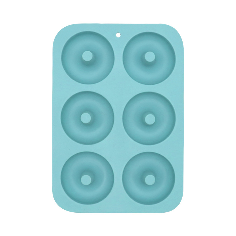 Green Garden Formă din silicon cu 6 cavități, rotundă, alimentară, rezistentă la temperaturi înalte