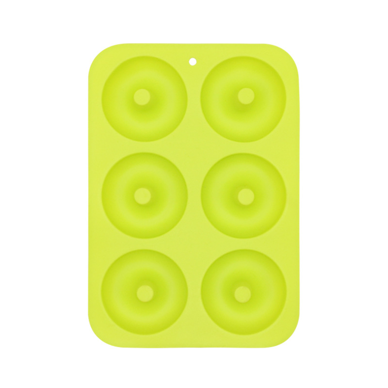 Green Garden Formă din silicon cu 6 cavități, rotundă, alimentară, rezistentă la temperaturi înalte