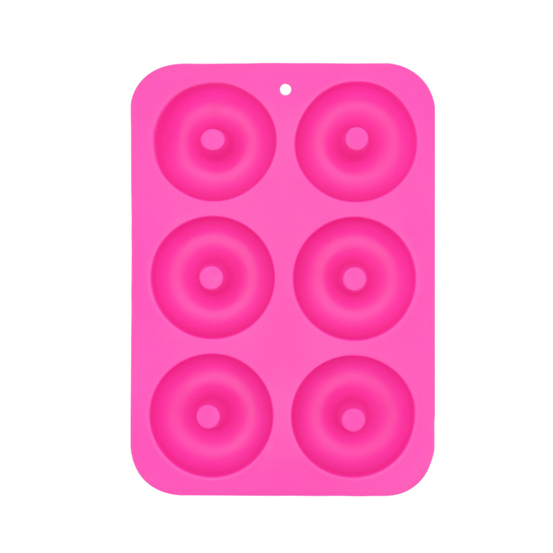 Green Garden Formă din silicon cu 6 cavități, rotundă, alimentară, rezistentă la temperaturi înalte