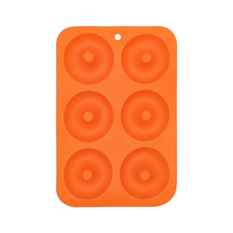 Green Garden Formă din silicon cu 6 cavități, rotundă, alimentară, rezistentă la temperaturi înalte