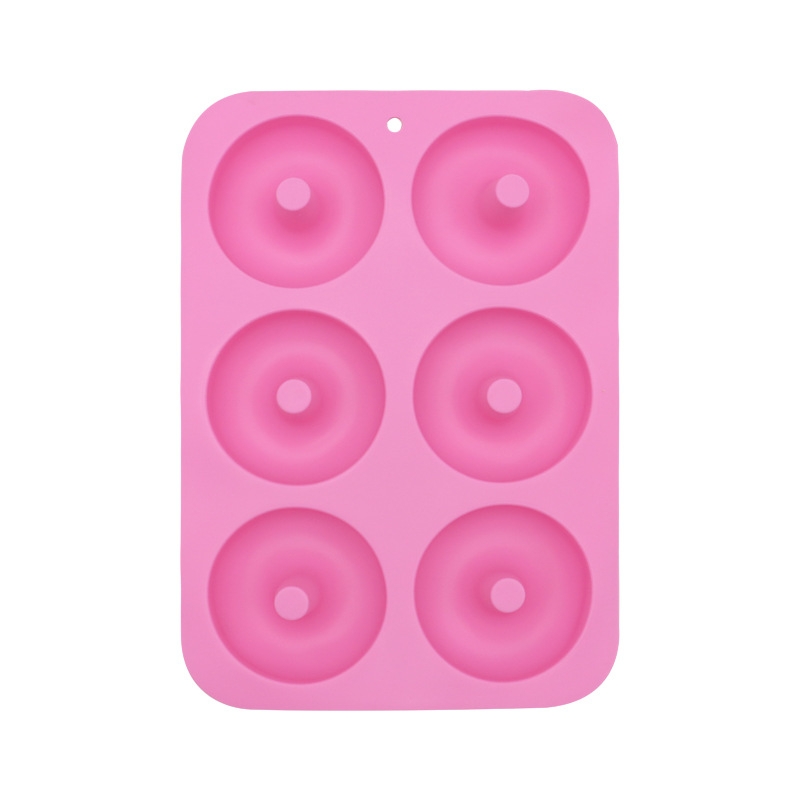 Green Garden Formă din silicon cu 6 cavități, rotundă, alimentară, rezistentă la temperaturi înalte