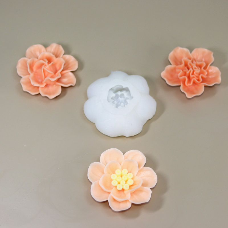 Silikónová forma na koláče s nepravidelným tvarom – vhodná na aromaterapeutické sviečky, difúzne kamene, mydlo a živice