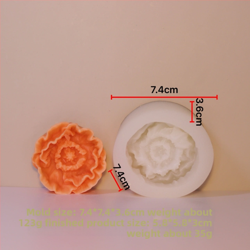 Silikónová forma na koláče s nepravidelným tvarom – vhodná na aromaterapeutické sviečky, difúzne kamene, mydlo a živice