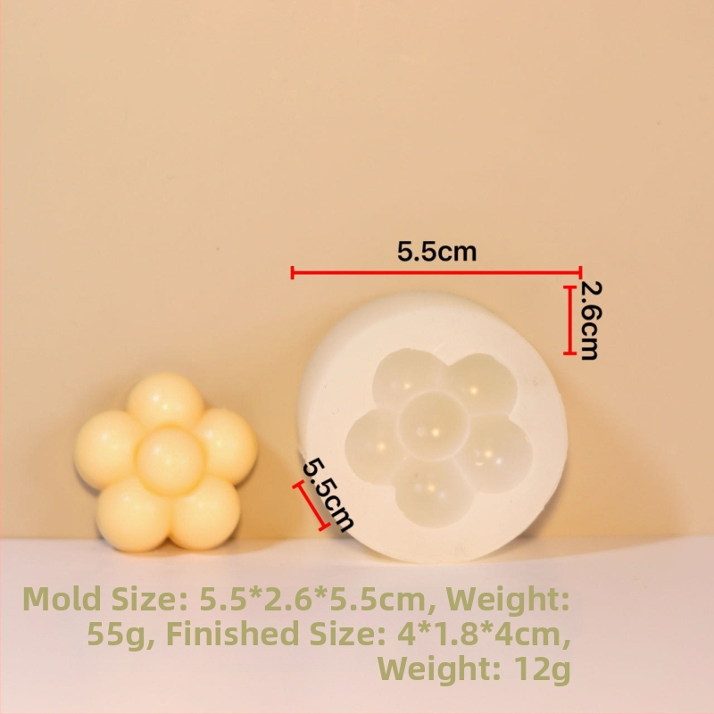 Silikónová forma na koláče s nepravidelným tvarom – vhodná na aromaterapeutické sviečky, difúzne kamene, mydlo a živice