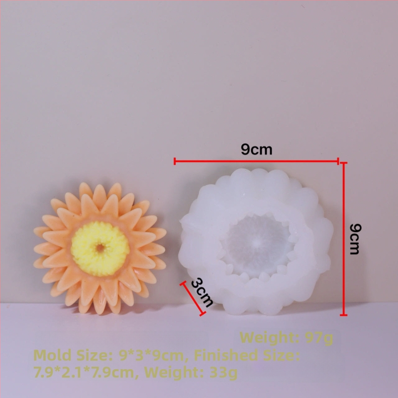 Silikónová forma na koláče s nepravidelným tvarom – vhodná na aromaterapeutické sviečky, difúzne kamene, mydlo a živice