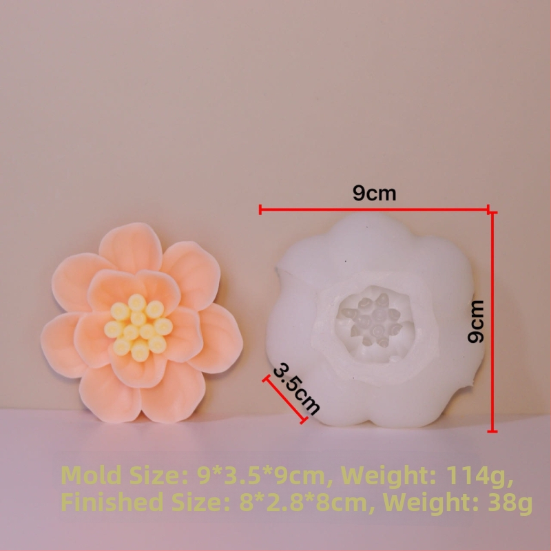 Silikónová forma na koláče s nepravidelným tvarom – vhodná na aromaterapeutické sviečky, difúzne kamene, mydlo a živice