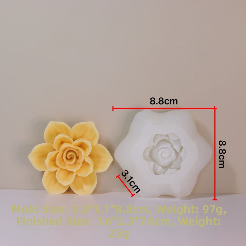 Silikónová forma na koláče s nepravidelným tvarom – vhodná na aromaterapeutické sviečky, difúzne kamene, mydlo a živice