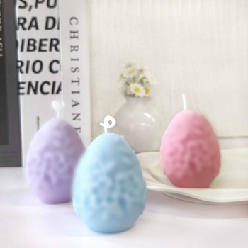 Formă din silicon pentru lumânări în formă de Ou Paște – formă neregulată, pentru lumânări decorative aromatice de uz casnic