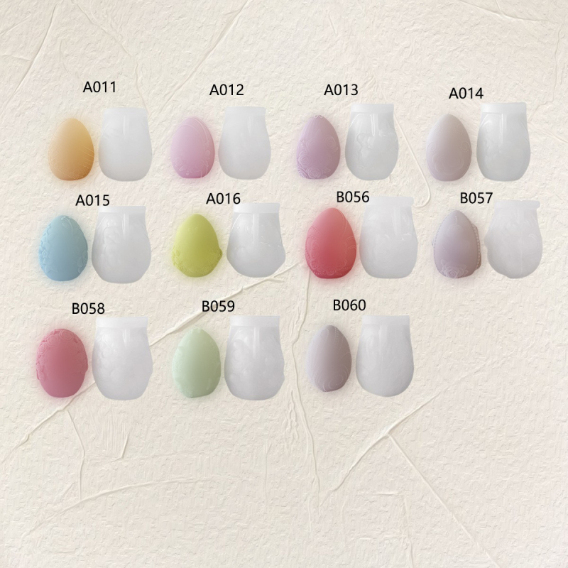 Formă din silicon pentru lumânări în formă de Ou Paște – formă neregulată, pentru lumânări decorative aromatice de uz casnic