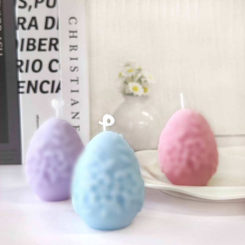 Formă din silicon pentru lumânări în formă de Ou Paște – formă neregulată, pentru lumânări decorative aromatice de uz casnic