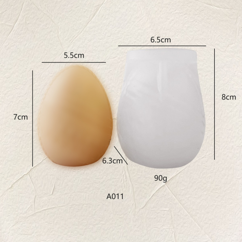 Formă din silicon pentru lumânări în formă de Ou Paște – formă neregulată, pentru lumânări decorative aromatice de uz casnic