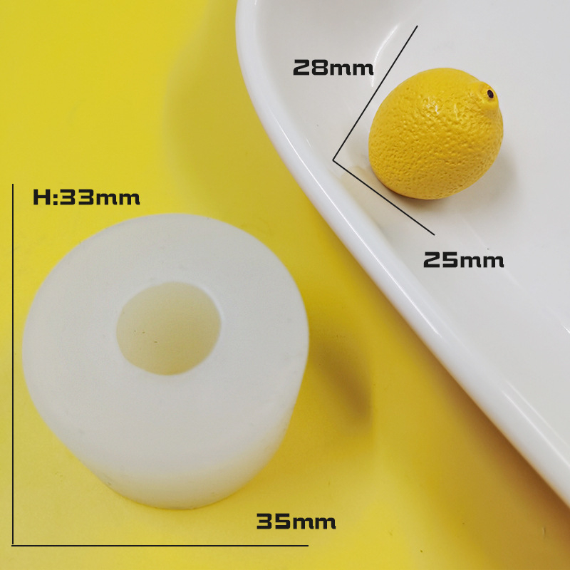 Formă din silicon pentru ciocolată cu mini fructe — formă neregulată, pentru modelare alimentară și bijuterii DIY