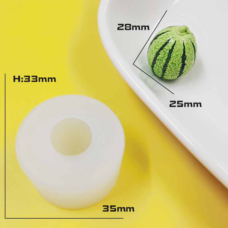 Formă din silicon pentru ciocolată cu mini fructe — formă neregulată, pentru modelare alimentară și bijuterii DIY