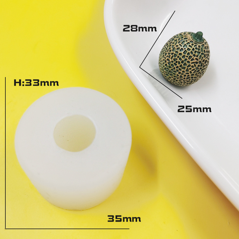 Formă din silicon pentru ciocolată cu mini fructe — formă neregulată, pentru modelare alimentară și bijuterii DIY