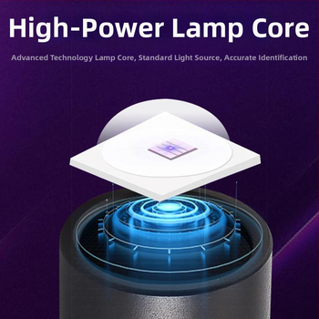 UV инспекционен фенер LED 10W, корпус от алуминиева сплав, батерия, ръчна задвижване, обхват до 50 м