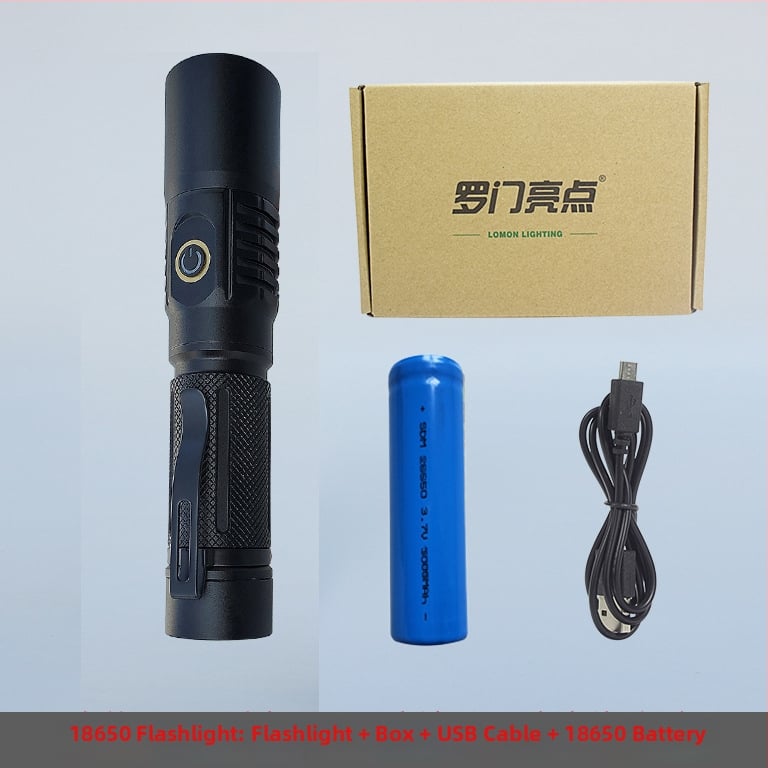 UV инспекционен фенер LED 10W, корпус от алуминиева сплав, батерия, ръчна задвижване, обхват до 50 м