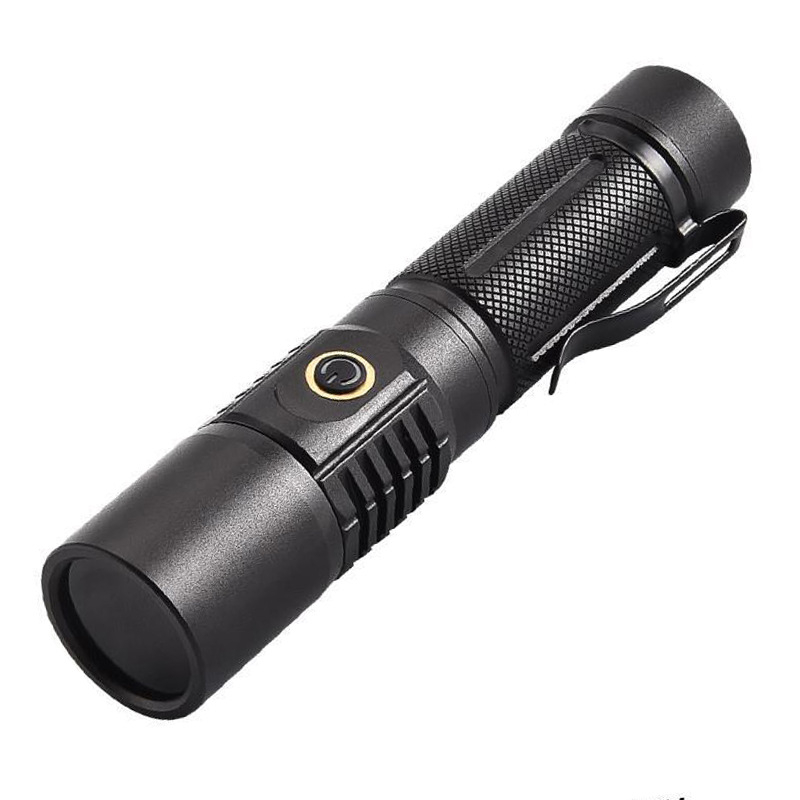 UV инспекционен фенер LED 10W, корпус от алуминиева сплав, батерия, ръчна задвижване, обхват до 50 м