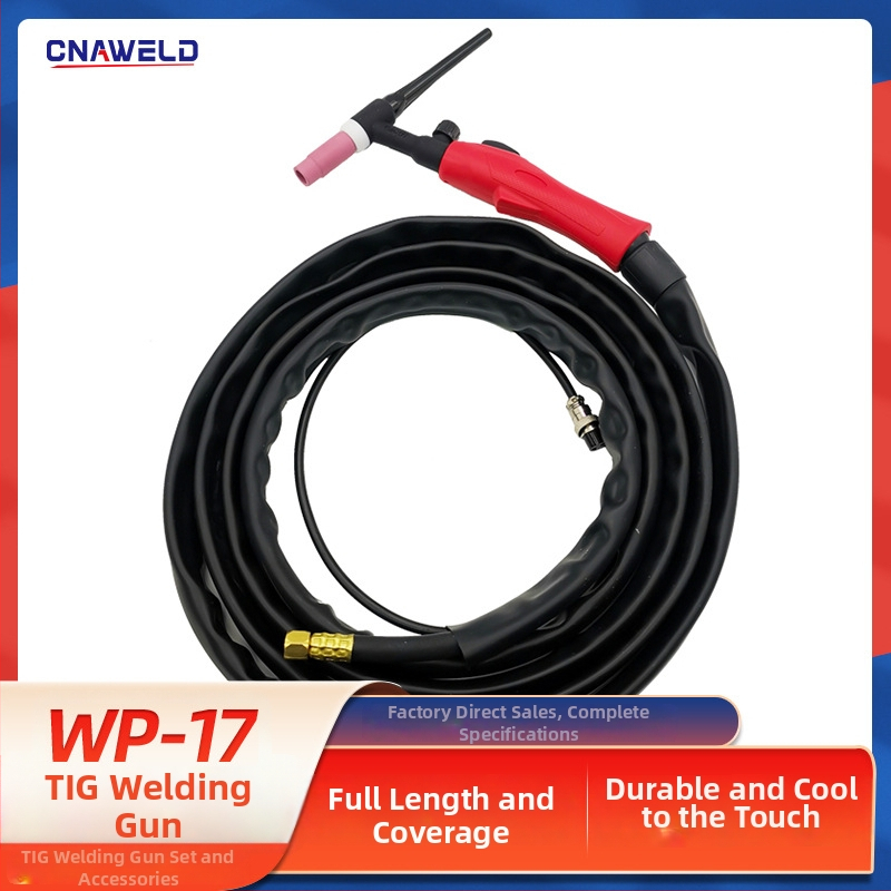 WP17 argono lankinio suvirinimo pistoleto - dujų-elektrinės integruotos sistemos, TIG180 oru aušinama rankena