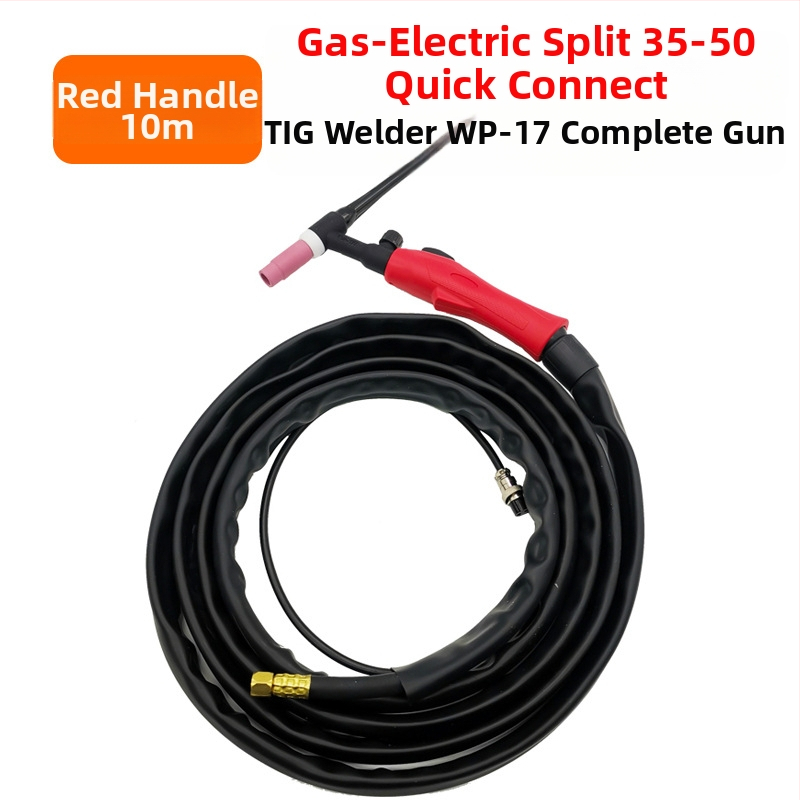 WP17 argono lankinio suvirinimo pistoleto - dujų-elektrinės integruotos sistemos, TIG180 oru aušinama rankena