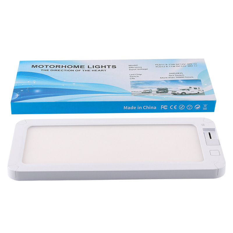 RV šviesa transporto priemonėms ir kemperiams (204 LED, trispalvė šviesa, 15W, 1200 lm, 1000-6500K)