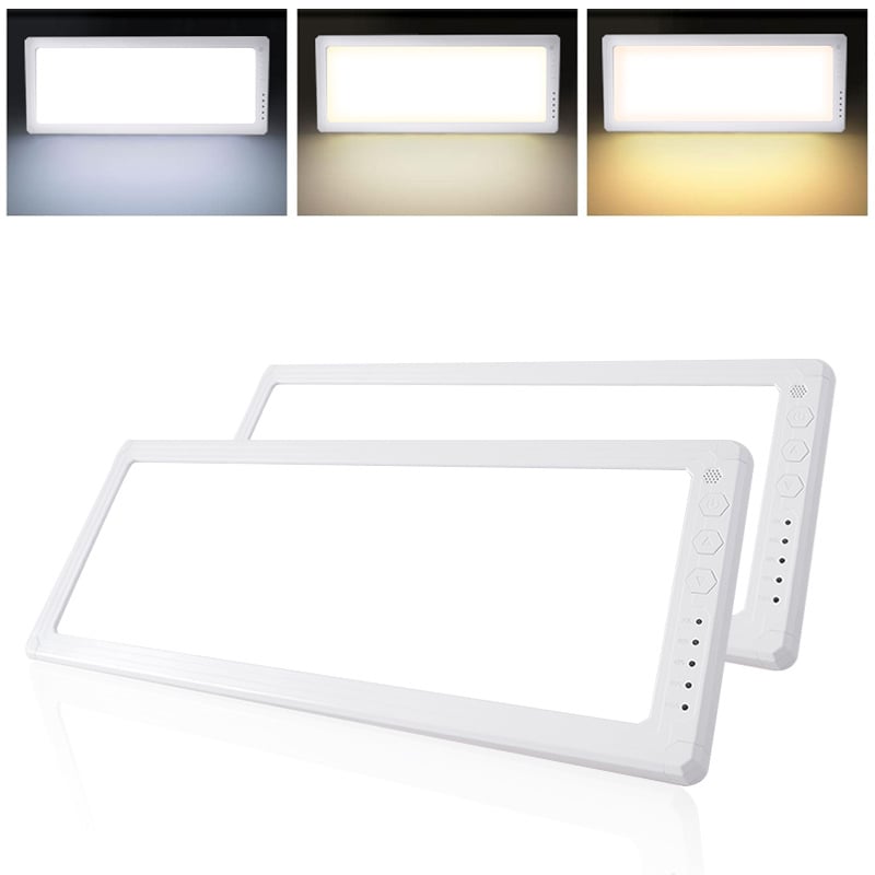 RV šviesa transporto priemonėms ir kemperiams (204 LED, trispalvė šviesa, 15W, 1200 lm, 1000-6500K)