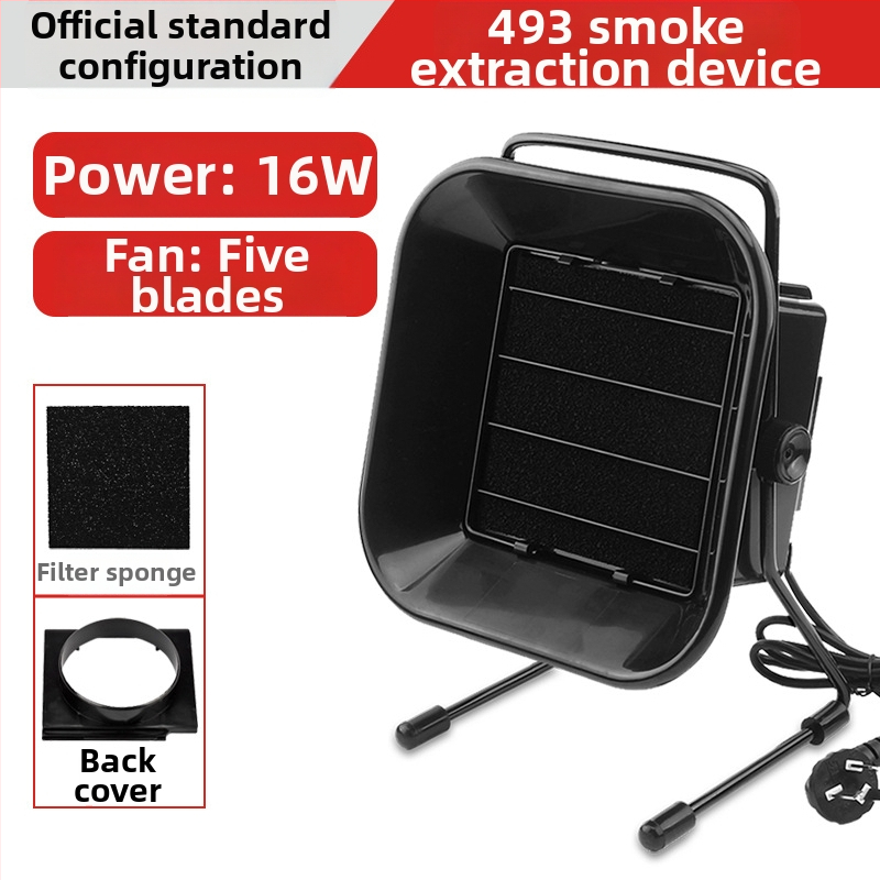 493 Lodēšanas stacija ar augstas jaudas dūmu izvilkšanu, 30W, aizmugures vāks