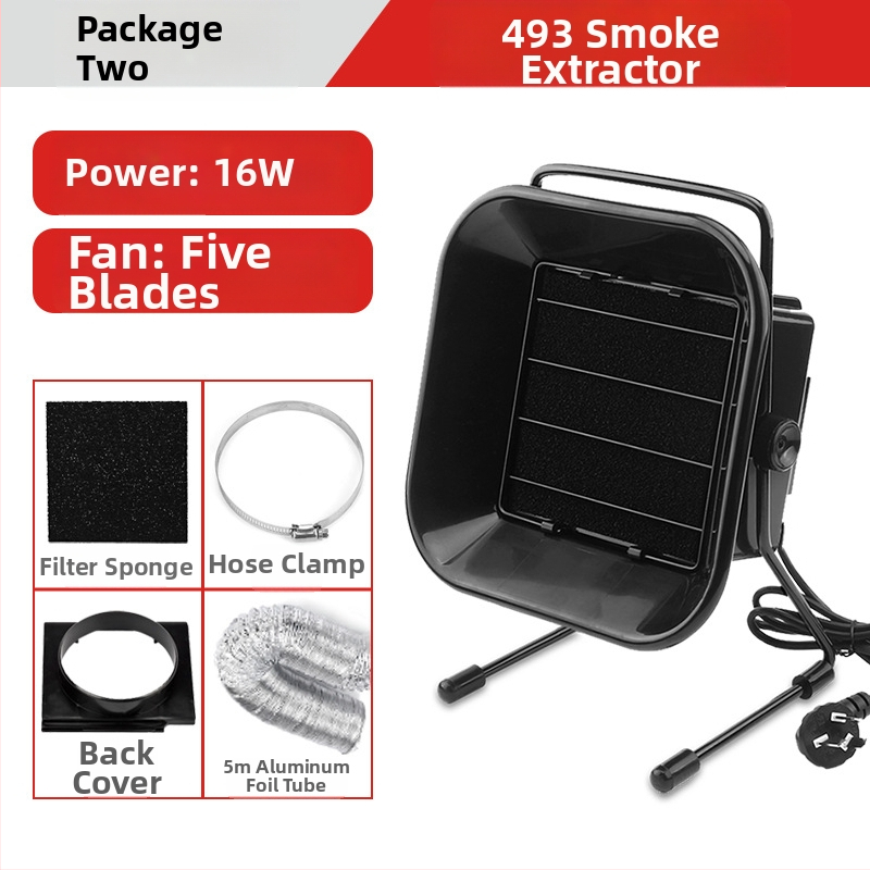 493 Lodēšanas stacija ar augstas jaudas dūmu izvilkšanu, 30W, aizmugures vāks