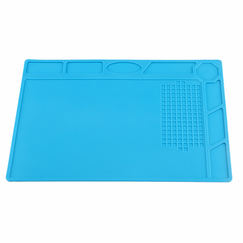 Silikónová dielenská podložka na opravu telefónov – tepelne izolačná podložka na stôl, hrubšia, odolná vysokým teplotám, kompatibilná s teplovzdušnou pištoľou a spájkovacím železom