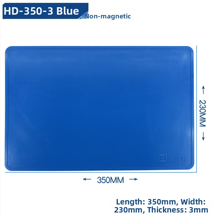 Silikónová dielenská podložka na opravu telefónov – tepelne izolačná podložka na stôl, hrubšia, odolná vysokým teplotám, kompatibilná s teplovzdušnou pištoľou a spájkovacím železom