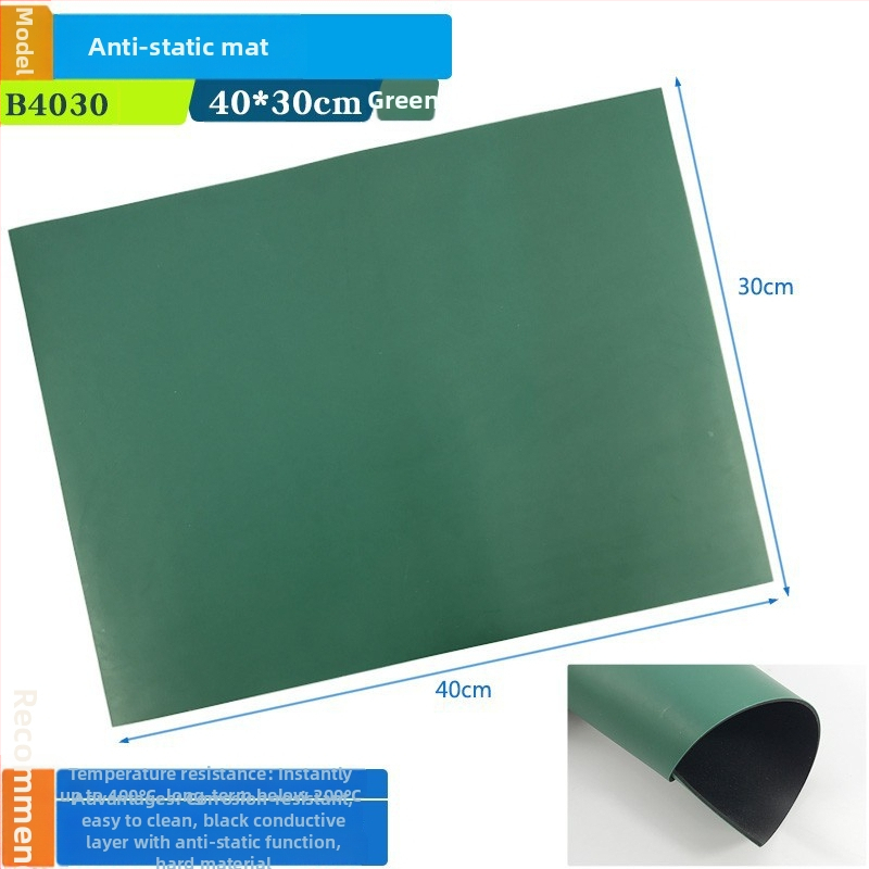 Silikónová dielenská podložka na opravu telefónov – tepelne izolačná podložka na stôl, hrubšia, odolná vysokým teplotám, kompatibilná s teplovzdušnou pištoľou a spájkovacím železom